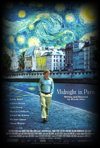 Midnight in Paris poster