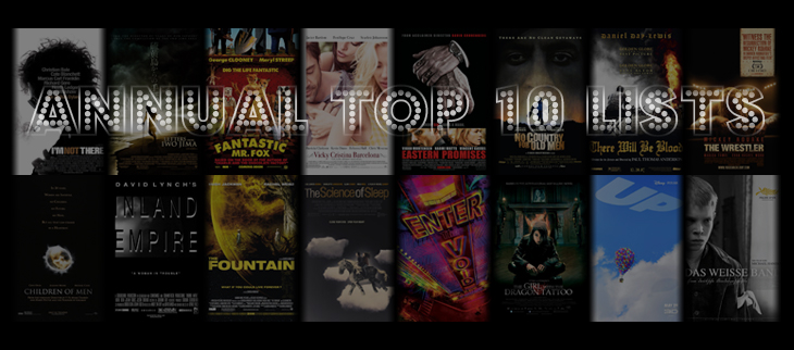 Annual Top 10 Lists